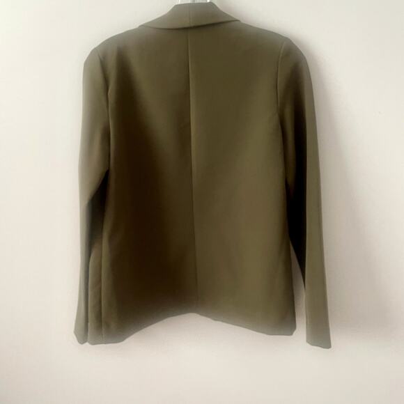 Forever 21 Olive Green Open Front Blazer NWT SZ S - Picture 3 of 4
